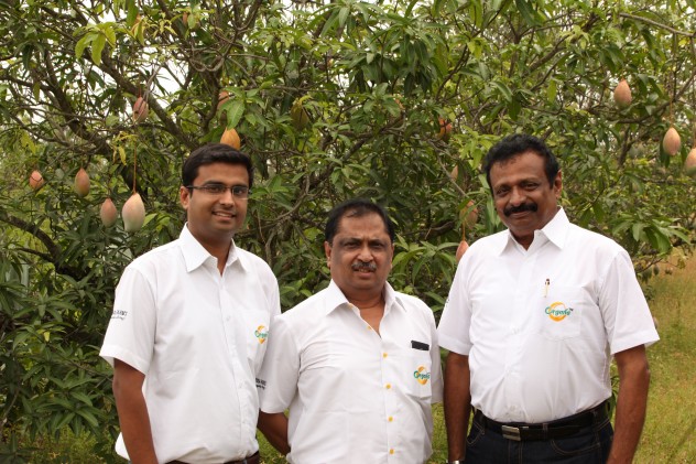 Mr.Gopinath Director of Operations _ Mr. Pradeep Kumar Executive Director & Mr. Durairaj Rangaswamy, CEO Founder, Mother India Farms